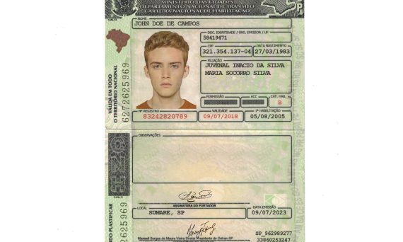 Brazil fake id card