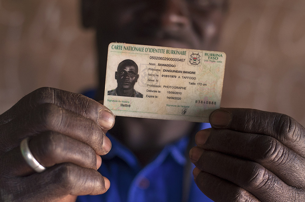 Burkina Faso id card templates
