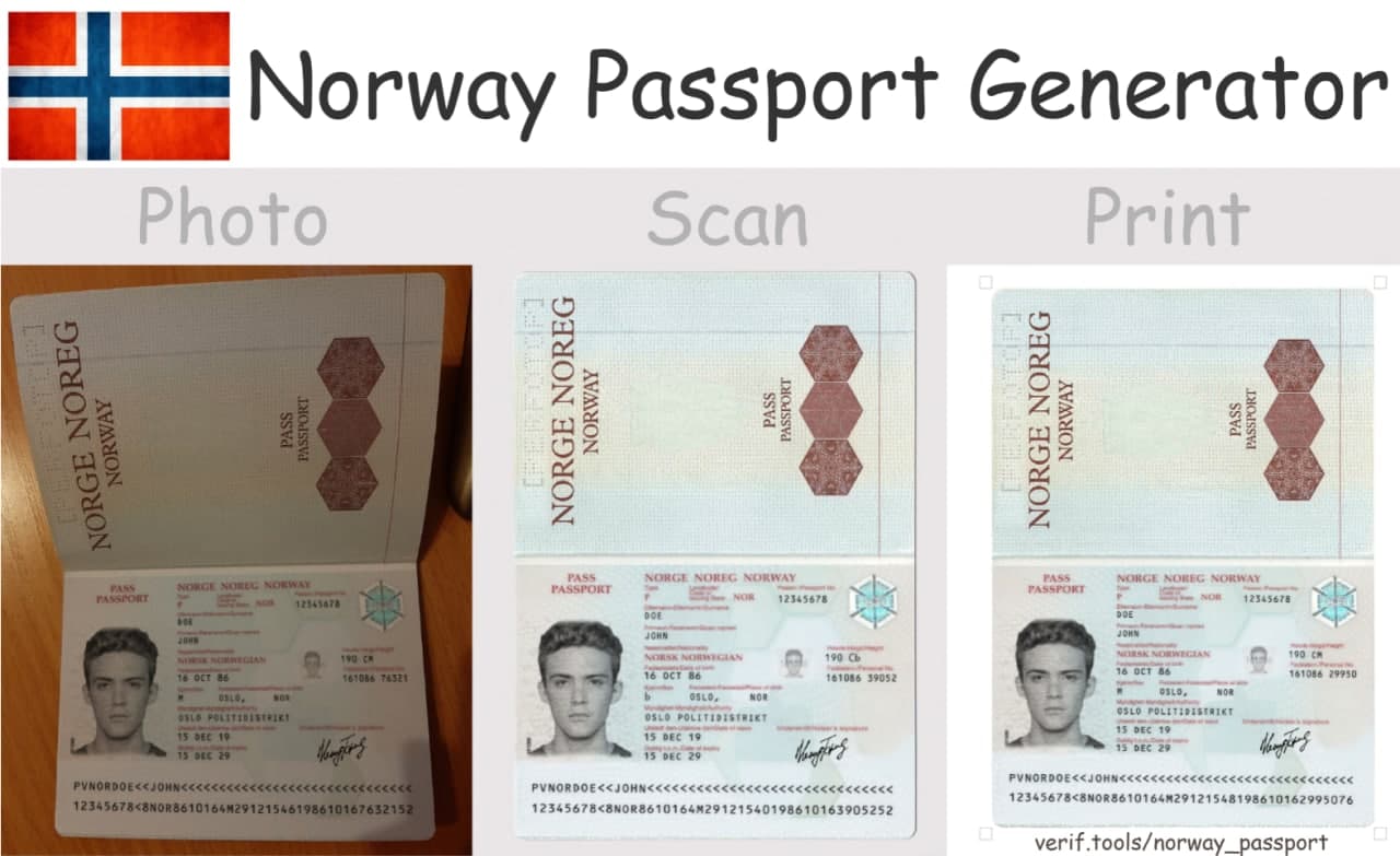 Norway passport