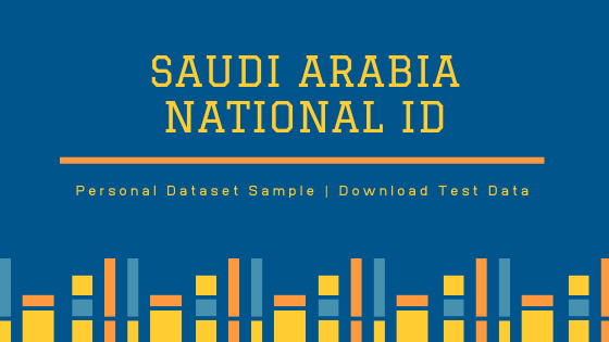 Saudi Arabia id card templates