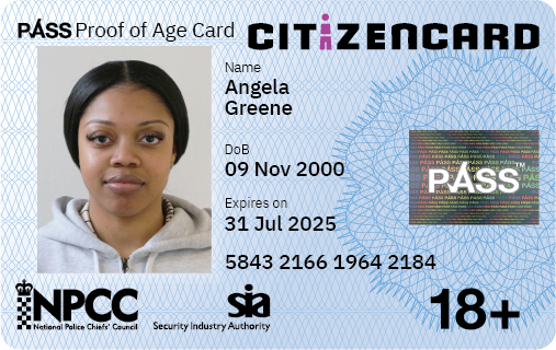 United Kingdom fake id card