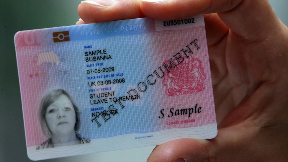 United Kingdom fake id card